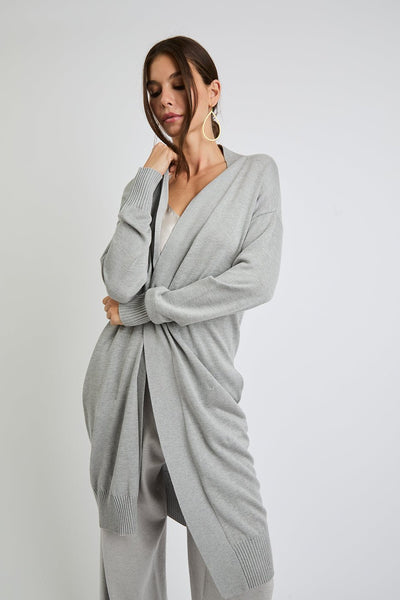 DebbieLong Silk Cashmere Cardigan | Oyster - +Beryll Worn By Good