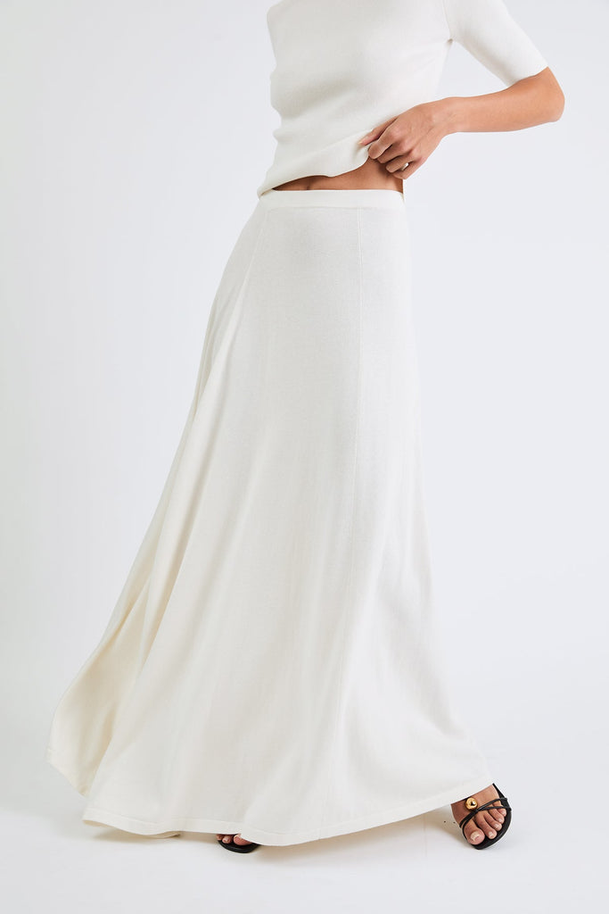 +Beryll Elena Skirt | Chalk - +Beryll Worn By Good People