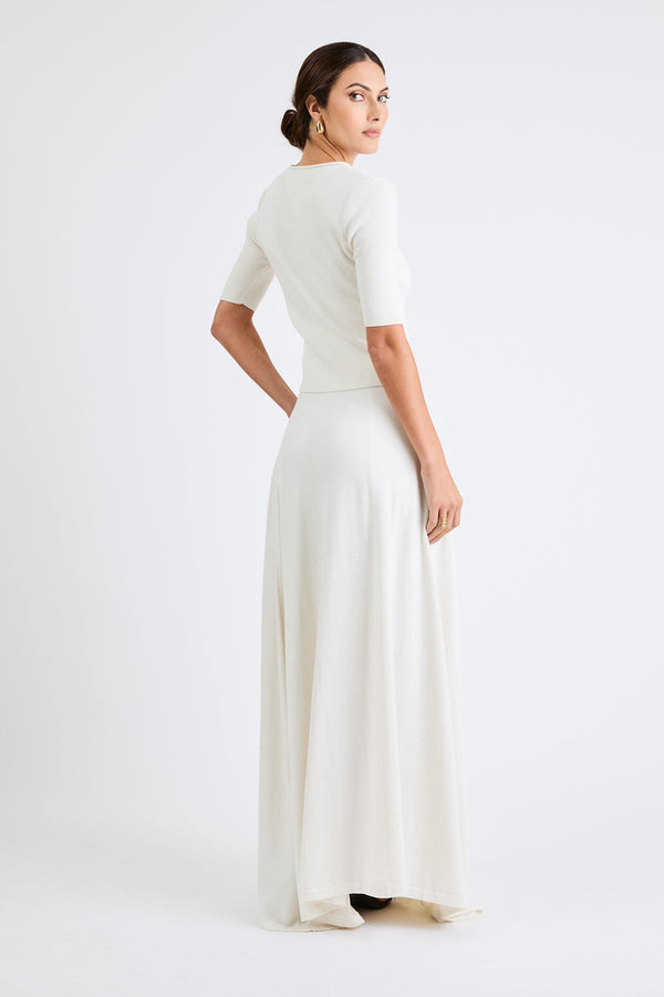 +Beryll Elena Skirt | Chalk - +Beryll Worn By Good People