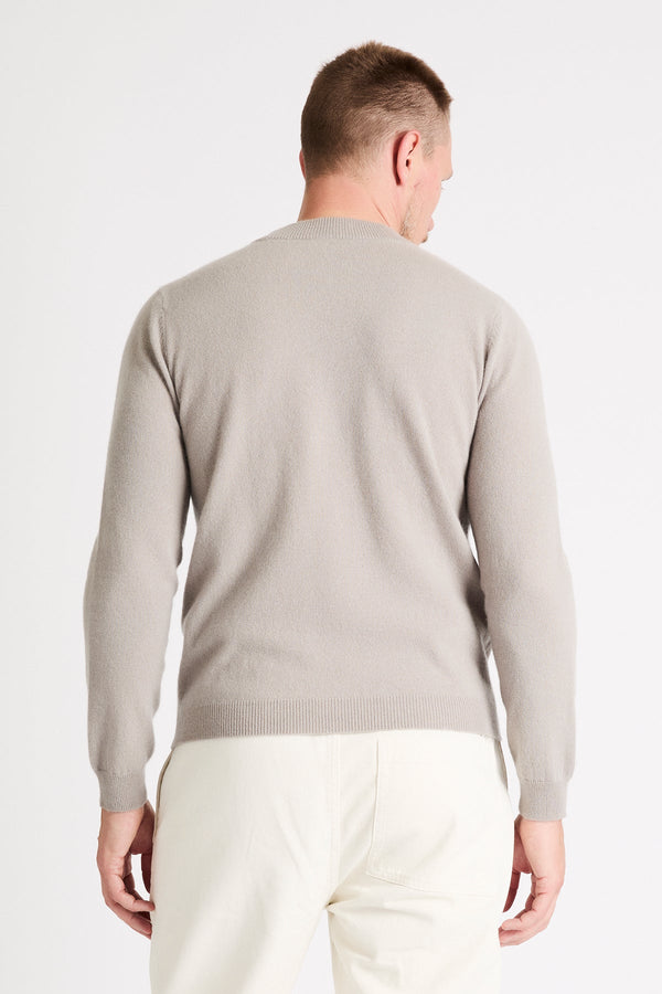 +Beryll Enzo Cashmere Sweater | Stone - +Beryll Worn By Good People