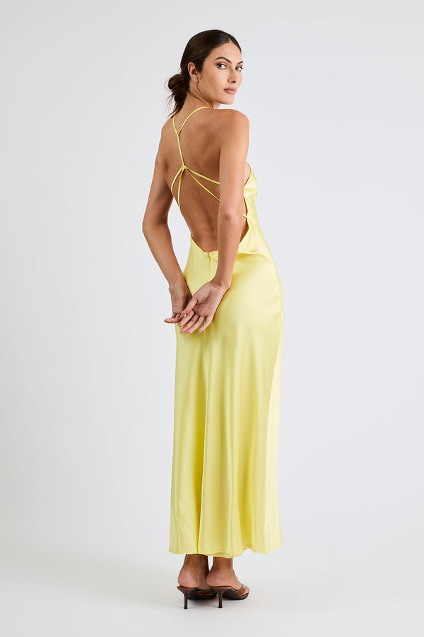 +Beryll Gianna Dress | Lemon - +Beryll Worn By Good People