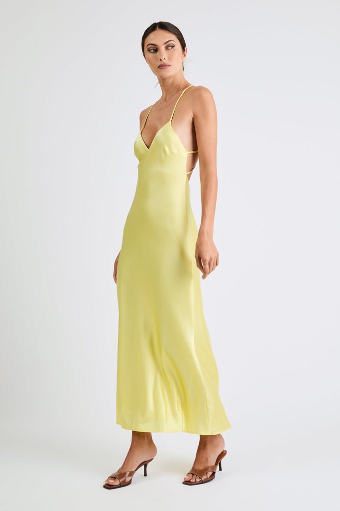 +Beryll Gianna Dress | Lemon - +Beryll Worn By Good People