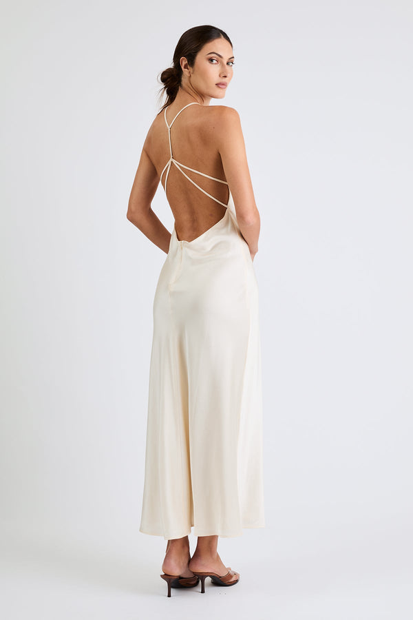 +Beryll Gianna Dress | Soft Bone - +Beryll Worn By Good People