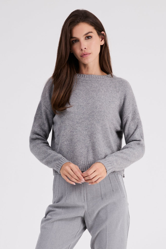 + Beryll Holly Cashmere Sweater | Pebble Gray - +Beryll Worn By Good People