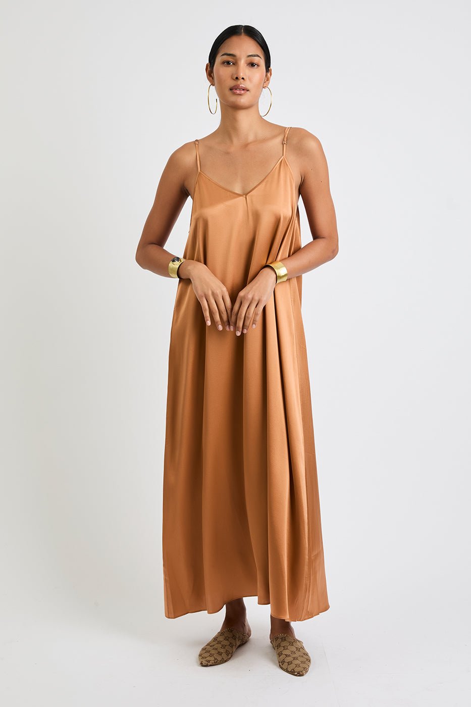 + Beryll Julie Silk Maxi Dress | Copper - + Beryll Julie Silk Maxi Dress | Copper - +Beryll Worn By Good People