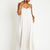 Julie silk maxi dress in Off White, front view