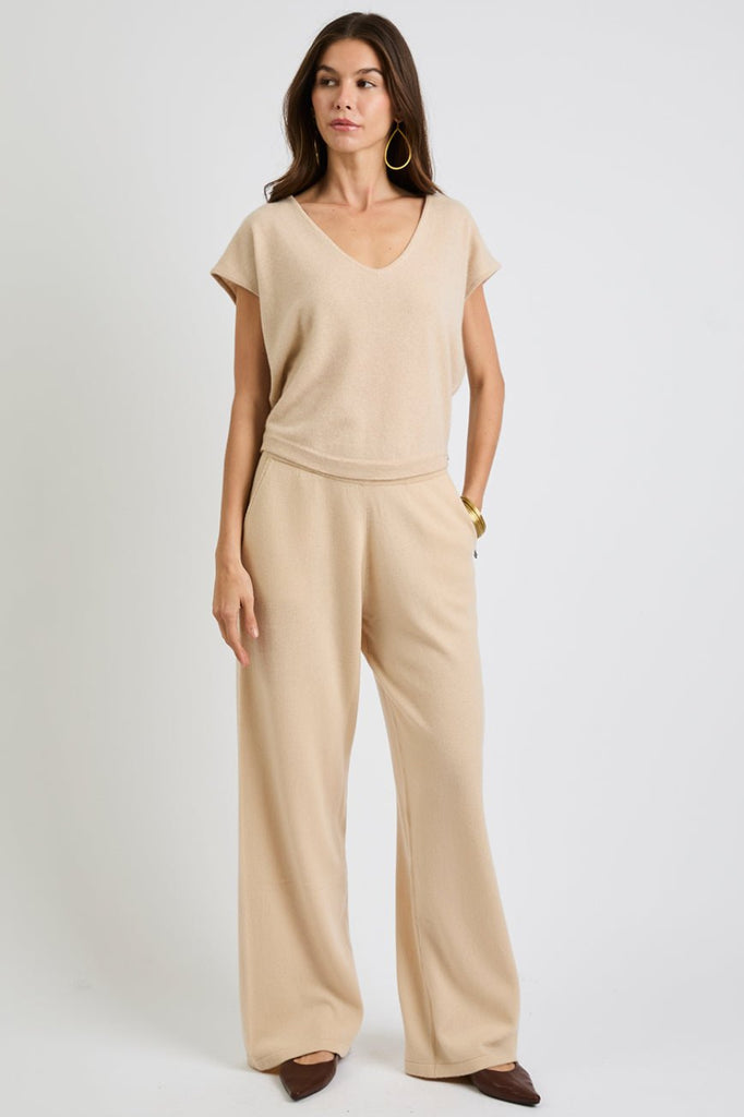 + Beryll Lena Cashmere Pants | Sand - +Beryll Worn By Good People
