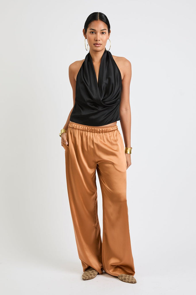 + Beryll Lena Silk Pants | Copper - +Beryll Worn By Good People