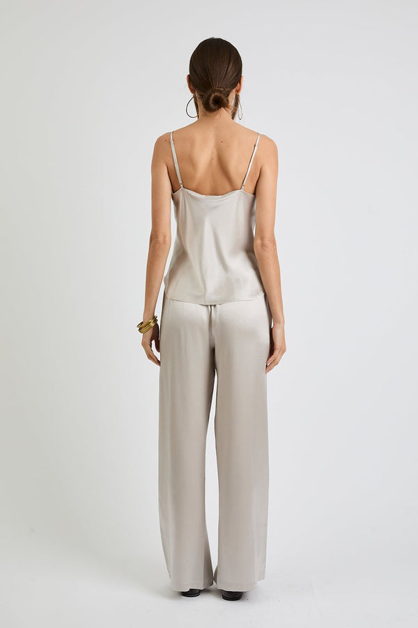 + Beryll Lena Silk Pants | Pearl - +Beryll Worn By Good People
