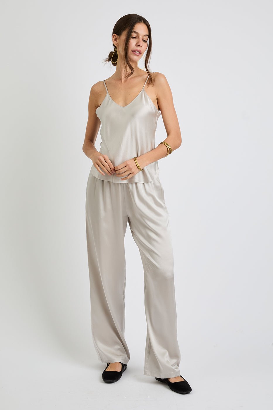 + Beryll Liz Silk Pants | Pearl - + Beryll Liz Silk Pants | Pearl - +Beryll Worn By Good People