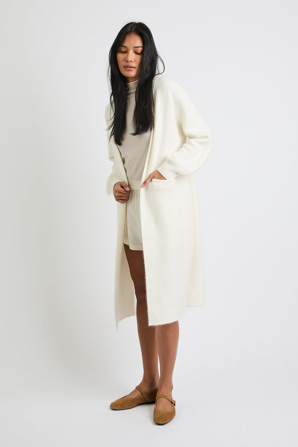 + Beryll Lucia Cashmere Coat | Ivory - +Beryll Worn By Good People