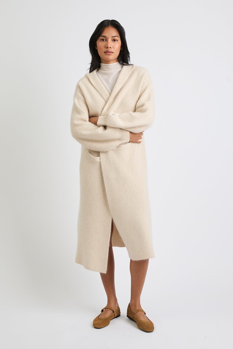 Beryll Lucia Cashmere Coat | Sand - +Beryll Worn By Good People
