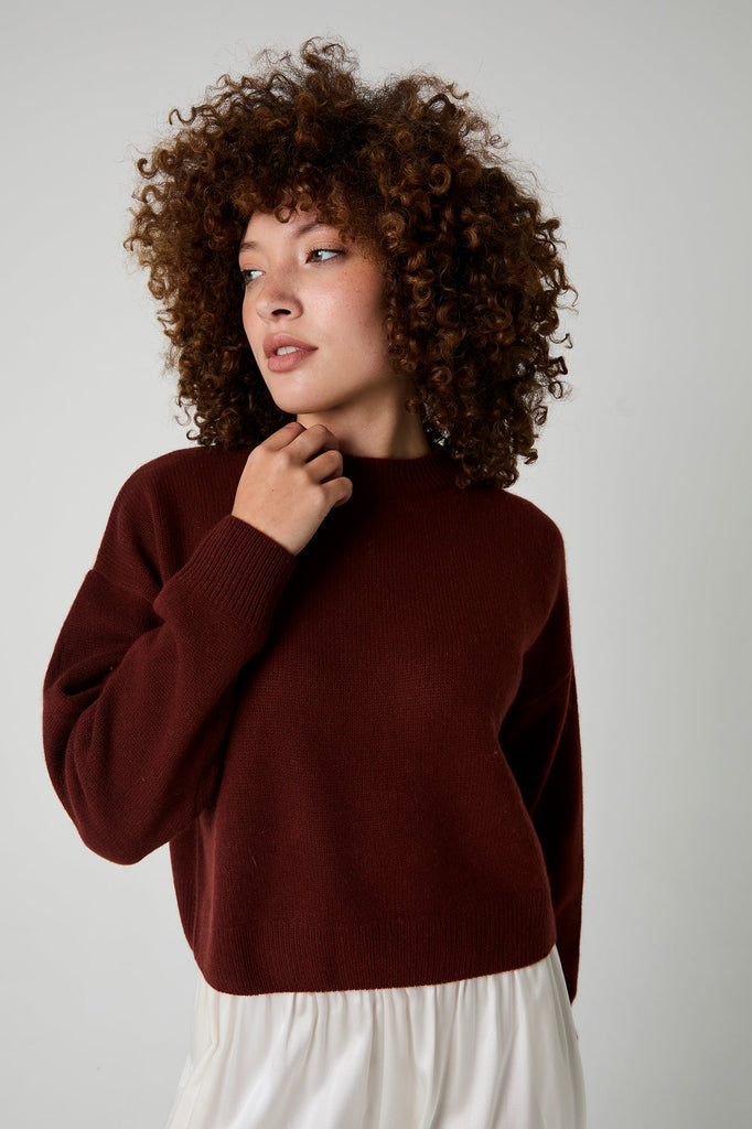 + Beryll Madison Cashmere Sweater | Merlot - +Beryll Worn By Good People