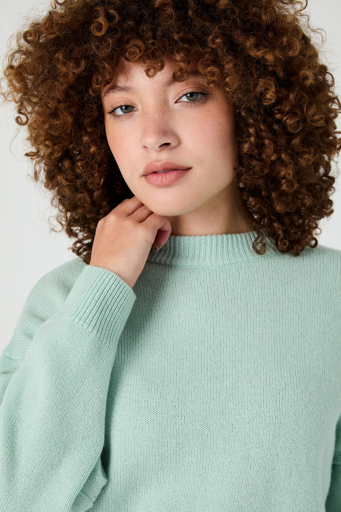 + Beryll Madison Cashmere Sweater | Mint - +Beryll Worn By Good People