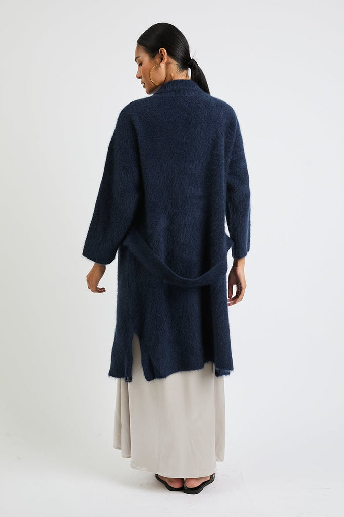 + Beryll Marianne Cashmere Coat | Navy - +Beryll Worn By Good People