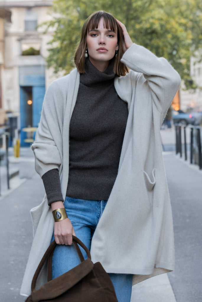 + Beryll Missy Cashmere Turtleneck Sweater | Mocha - +Beryll Worn By Good People