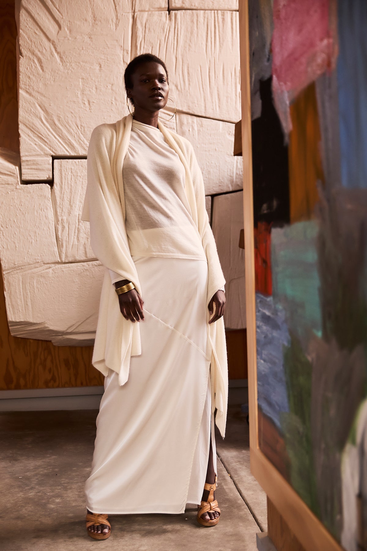 + Beryll Naomi Silk Skirt | Off-White - + Beryll Naomi Silk Skirt | Off - White - +Beryll Worn By Good People