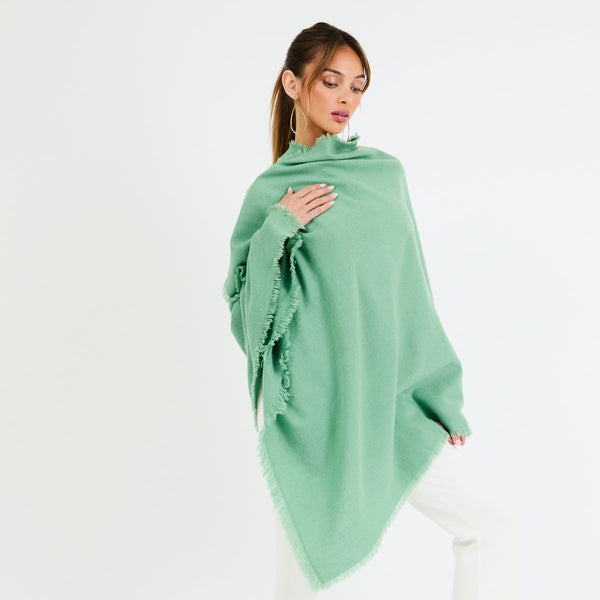 +Beryll Oversized Wrap Scarf | Avocado - +Beryll Worn By Good People