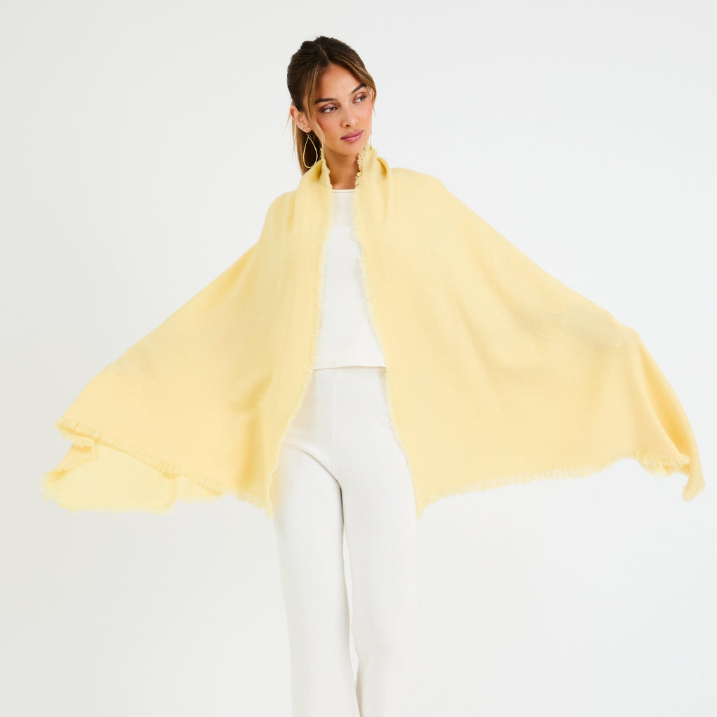 +Beryll Oversized Wrap Scarf | Daffodil - +Beryll Worn By Good People