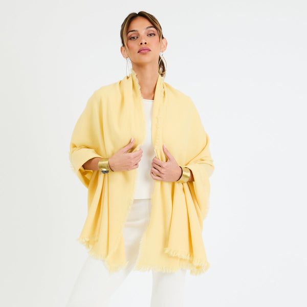 +Beryll Oversized Wrap Scarf | Daffodil - +Beryll Worn By Good People