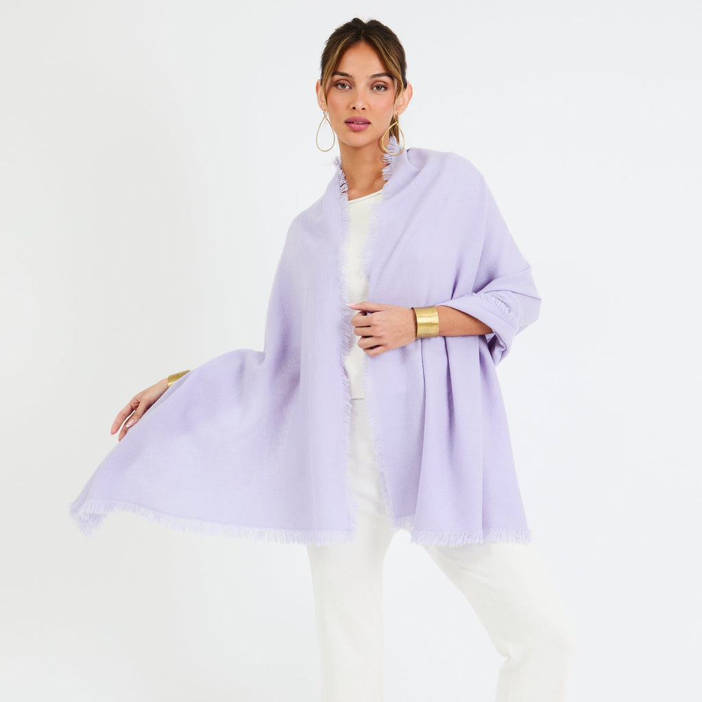 +Beryll Oversized Wrap Scarf | Lavender - +Beryll Worn By Good People