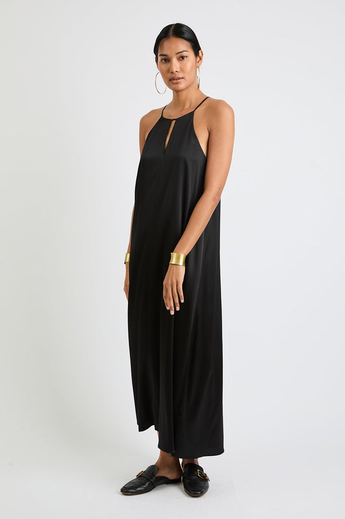 + Beryll Sienna Silk Dress | Black - +Beryll Worn By Good People