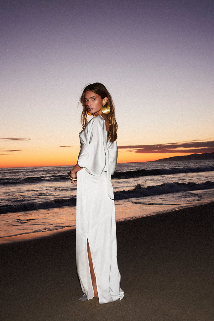 + Beryll Silk Skirt Naomi | Off-White - +Beryll Worn By Good People