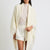+ Beryll Stephanie Popcorn Fringe Wrap | Ivory - +Beryll Worn By Good People