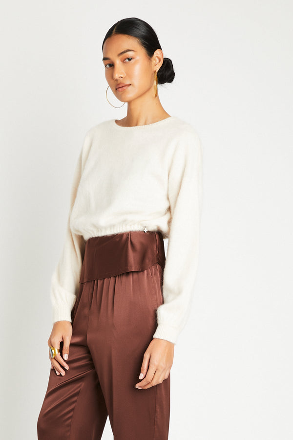 + Beryll Stevie Cashmere Sweater | Milk - +Beryll Worn By Good People