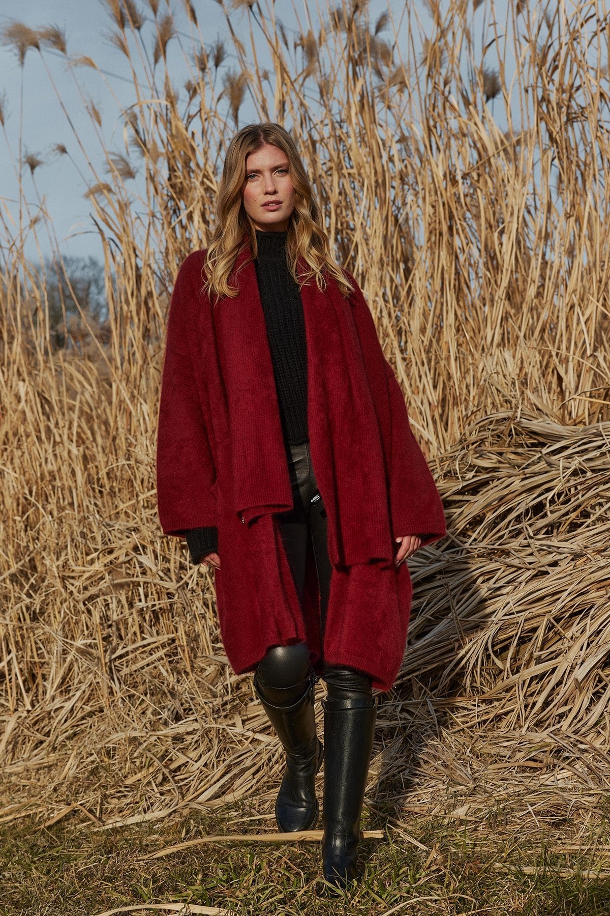 + Beryll Theresa Coat | Cranberry - + Beryll Theresa Coat | Cranberry - +Beryll Worn By Good People