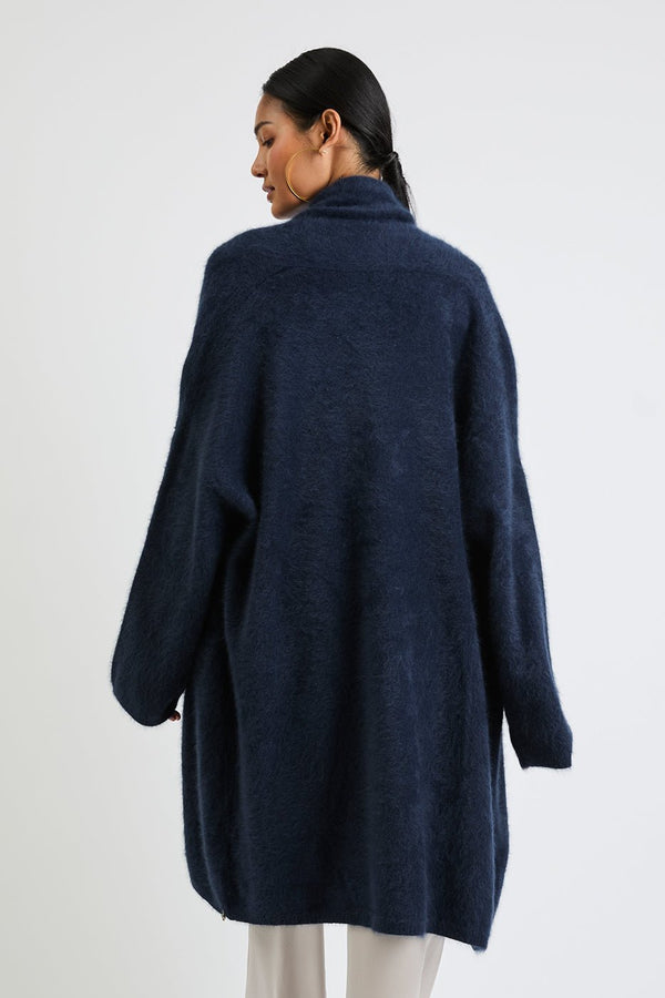 + Beryll Theresa Coat | Navy - +Beryll Worn By Good People