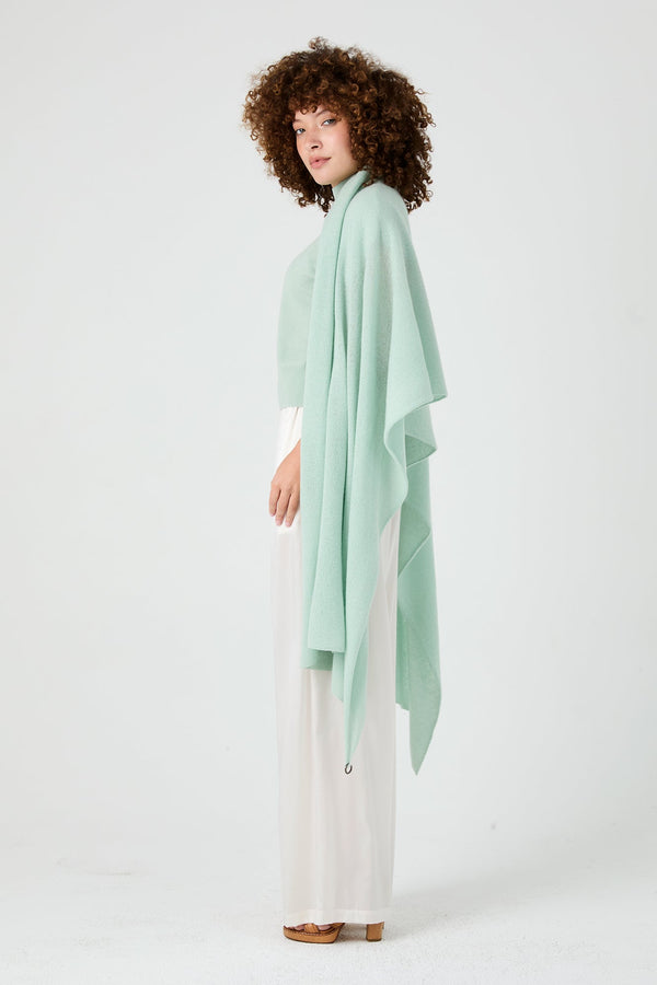 + Beryll Tina XL Cashmere Scarf | Mint - +Beryll Worn By Good People