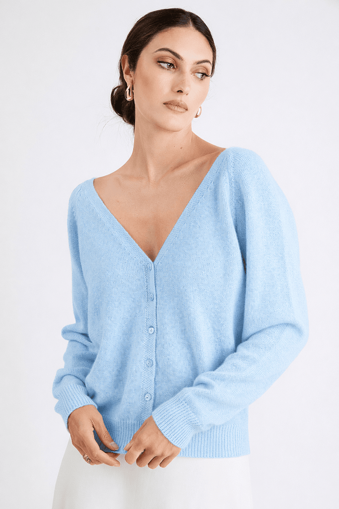 +Beryll Valentina Cardigan | Baby Blue - +Beryll Worn By Good People