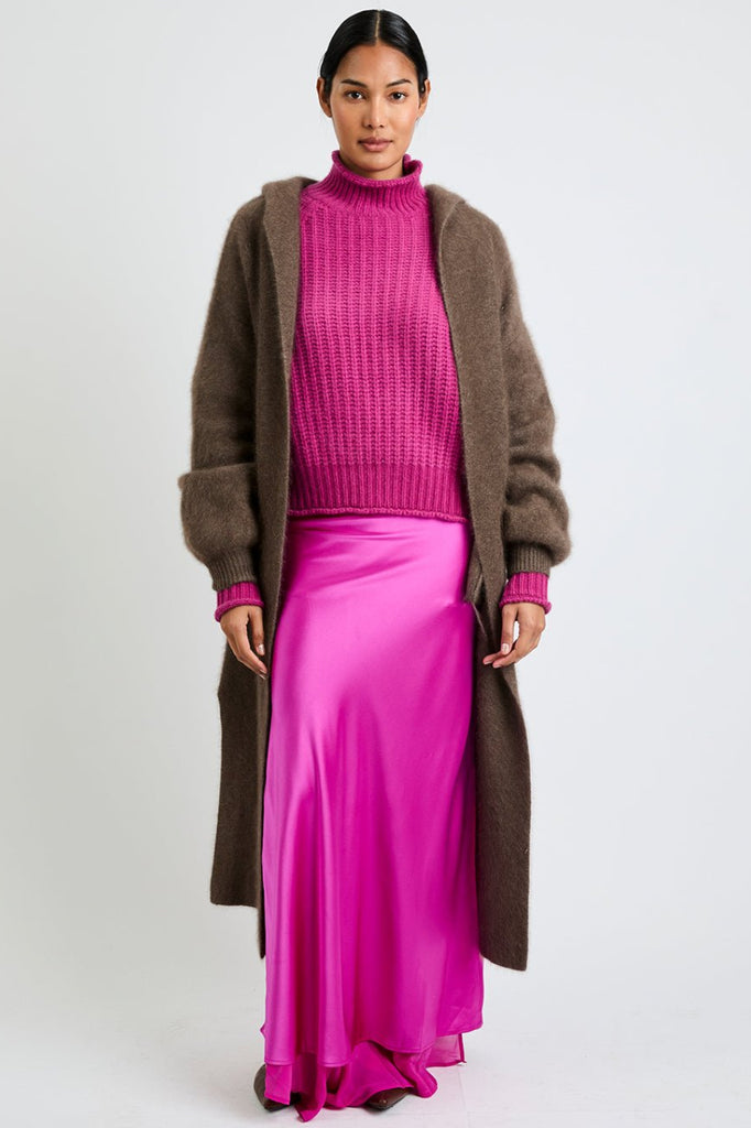 + Beryll Vivian Cashmere Coat w/ Hood | Mocha - +Beryll Worn By Good People