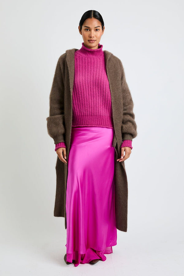 + Beryll Vivian Cashmere Coat w/ Hood | Mocha - +Beryll Worn By Good People