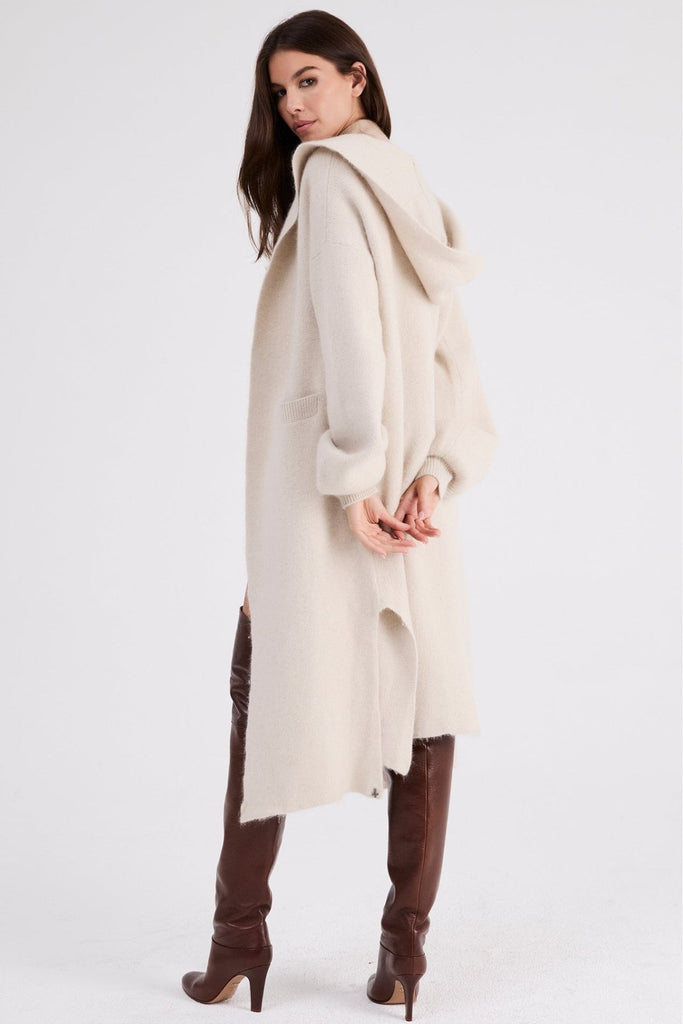 + Beryll Vivian Cashmere Coat w/ Hood | Shell Beach - +Beryll Worn By Good People