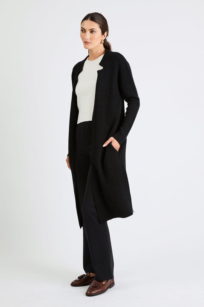 + Beryll Wren Cashmere Coat | Black - +Beryll Worn By Good People