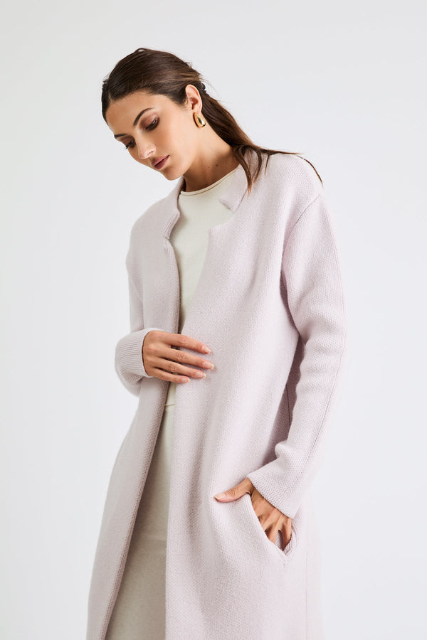 + Beryll Wren Cashmere Coat | Pale Pink - +Beryll Worn By Good People