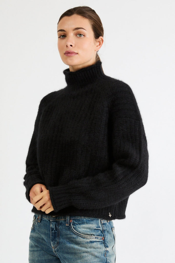 Carole Cashmere Sweater | Black - +Beryll Worn By Good People