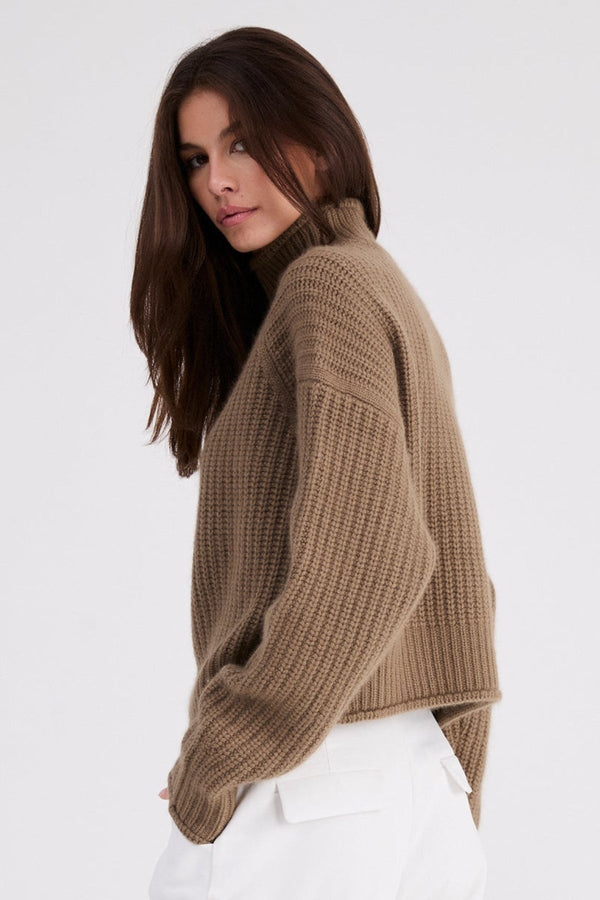 Carole Cashmere Sweater | Driftwood - +Beryll Worn By Good People