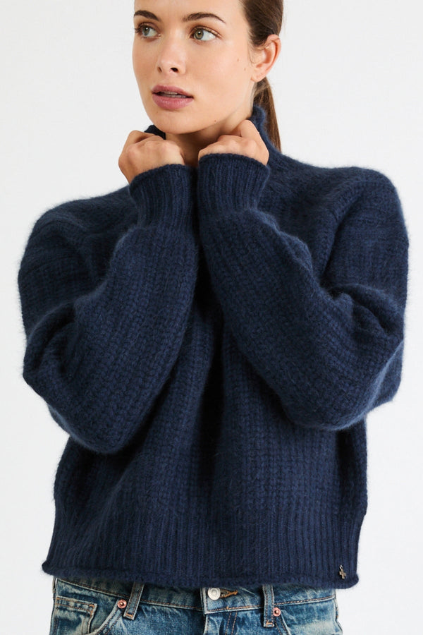 Carole Cashmere Sweater | Indigo - +Beryll Worn By Good People