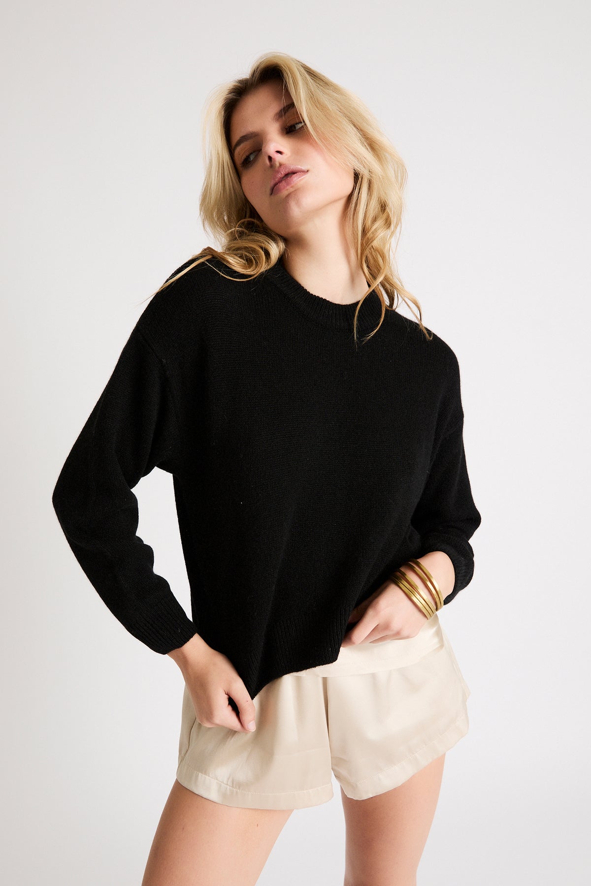 + Beryll Madison Cashmere Sweater | Black Rock - +Cashmere Sweater Madison | Black Rock - +Beryll Worn By Good People
