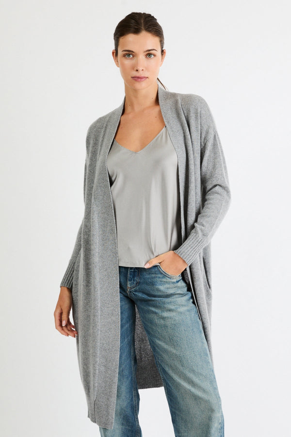 Debbie Long Cashmere Cardigan | Oyster - +Beryll Worn By Good People