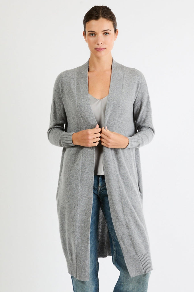 Debbie Long Cashmere Cardigan | Oyster - +Beryll Worn By Good People