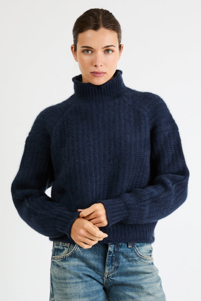 Carole Cashmere Sweater | Indigo