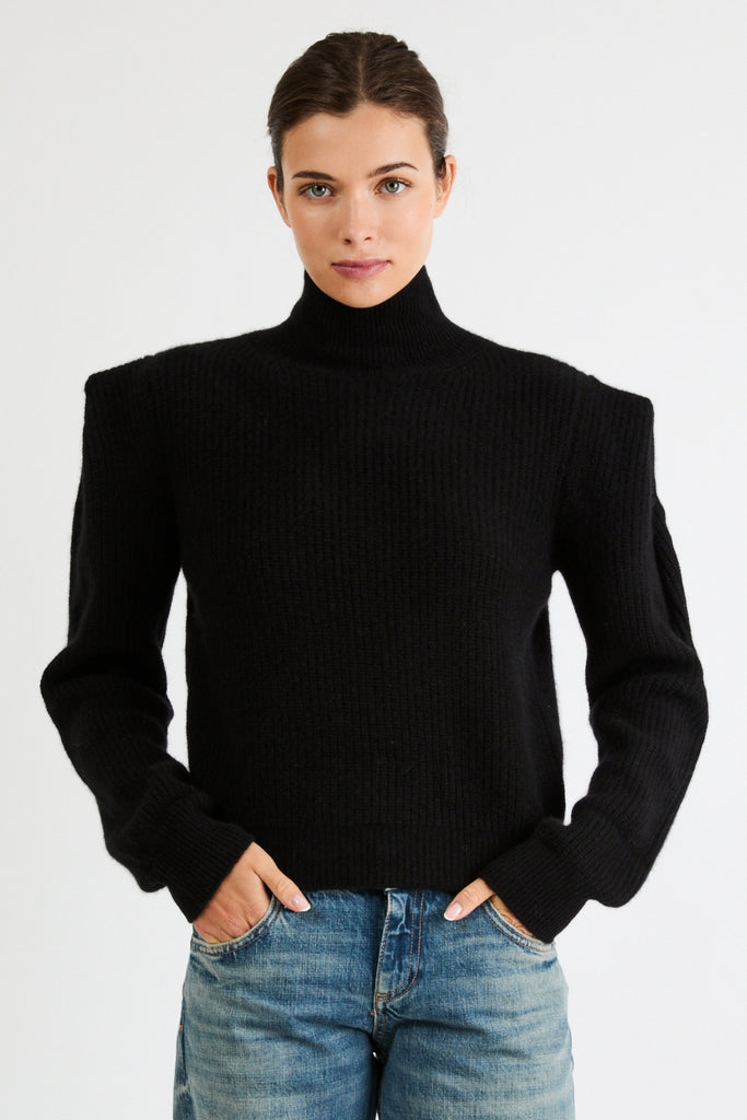 Pamela Cashmere Sweater | Black