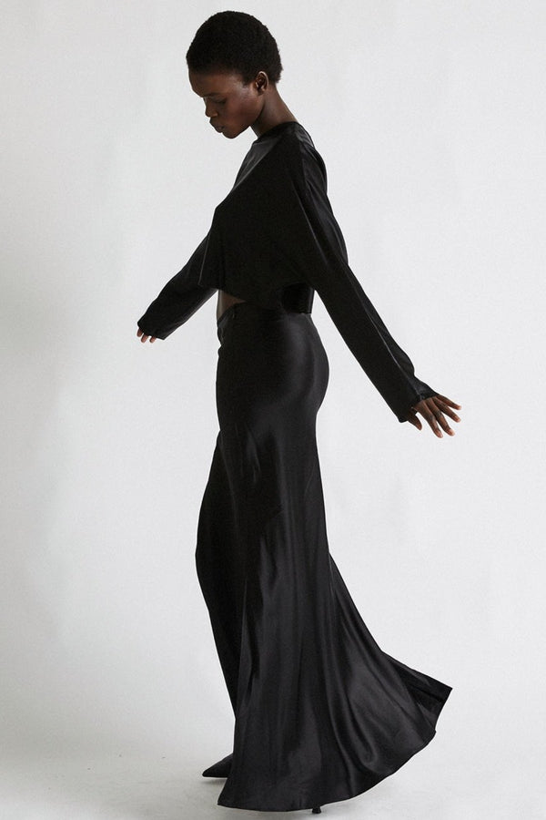Helena Silk Skirt | Black - +Beryll Worn By Good People