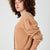 Lily Cashmere Smocked Cardigan | Almond - +Beryll Worn By Good People