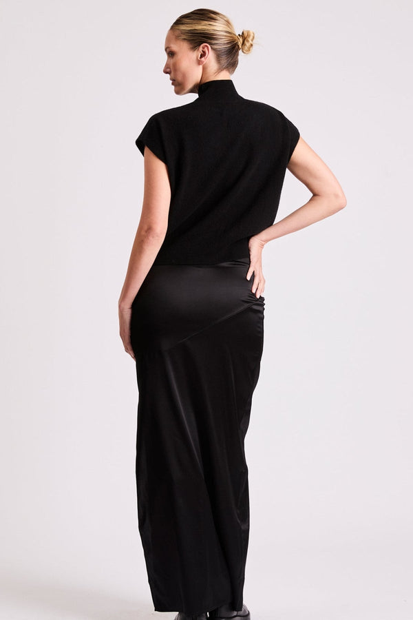 Naomi Silk Skirt | Black - +Beryll Worn By Good People