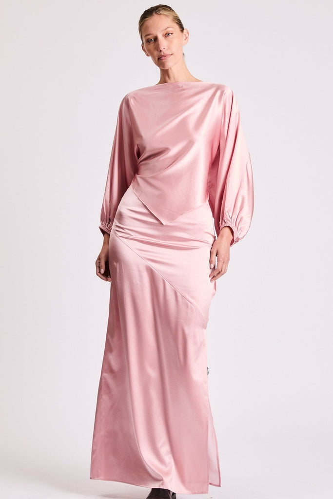 Naomi Silk Skirt | Rose - +Beryll Worn By Good People
